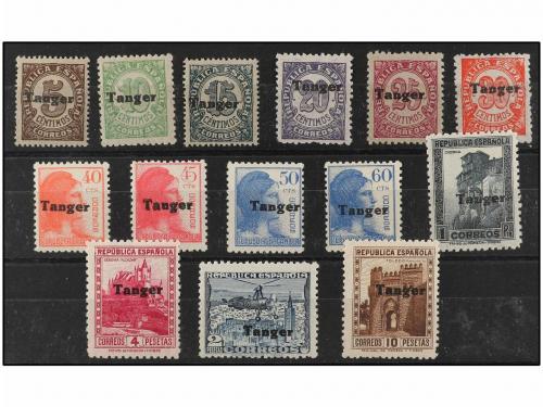 ** COLONIAS ESPAÑOLAS: TANGER. Ed. 114/27. SERIE completa. L