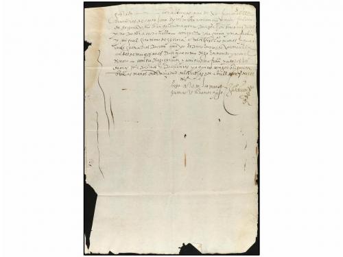 ✉ PERU. 1585 (2 Abril). CIUDAD DE LOS REYES (Lima) a SEVILLA