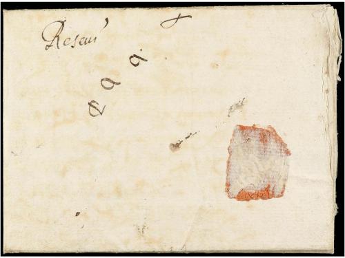 ✉ PERU. 1607 (20 Marzo). LIMA a SEVILLA (España). Carta comp