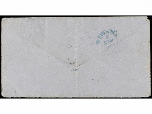 ✉ ITALIA. Sa. 17, 21 (2). 1868. GÉNOVA a LA HABANA (Cuba). 1