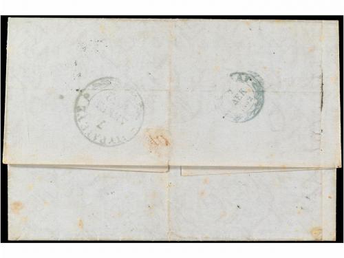 ✉ ITALIA ANTIGUOS ESTADOS: TOSCANA. Sa. 6a (2), 8a. 1852. LI