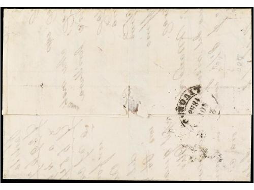 ✉ ITALIA ANTIGUOS ESTADOS: TOSCANA. Sa. 8 (2). 1858. TRIESTE