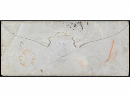 ✉ ITALIA ANTIGUOS ESTADOS: TOSCANA. Sa. 4, 5, 8. 1856. PISA 