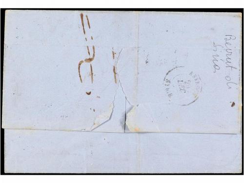 ✉ ITALIA ANTIGUOS ESTADOS: TOSCANA. Sa. 19, 22. 1860. LIVORN