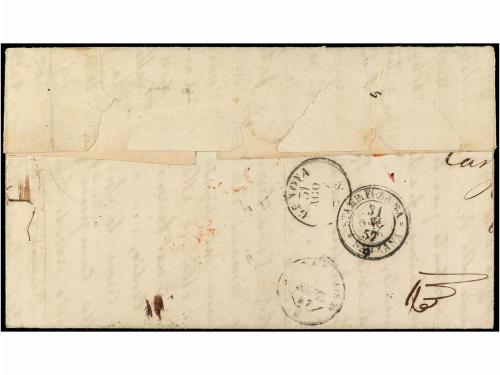 ✉ ITALIA ANTIGUOS ESTADOS: MODENA. Sa. 3, 4 (5). 1857. MODEN