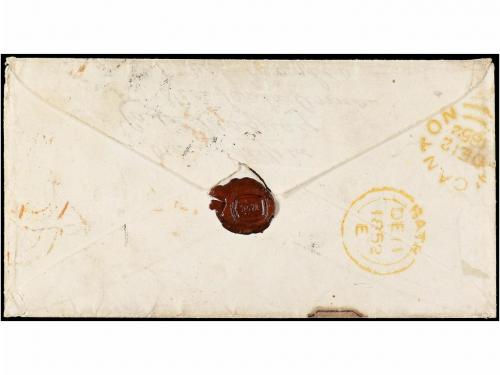 ✉ ITALIA ANTIGUOS ESTADOS: TOSCANA. Sa. 4a, 7a, 8a (3). 1852