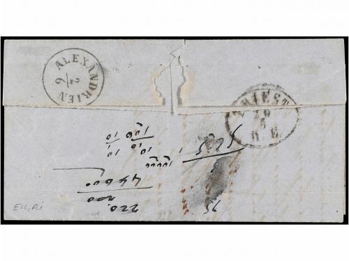 ✉ ITALIA ANTIGUOS ESTADOS: LOMBARDO-VENECIA. Sa. 44, 45. 186