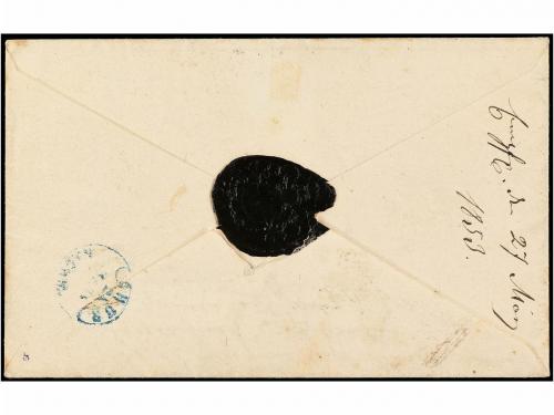 ✉ ITALIA ANTIGUOS ESTADOS: CERDEÑA. Sa. 2. 1853. NOVARA a MA