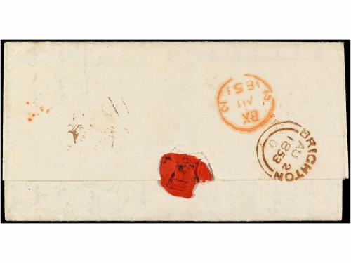 ✉ ITALIA ANTIGUOS ESTADOS: ESTADOS PONTIFICIOS. Sa. 9. 1853.