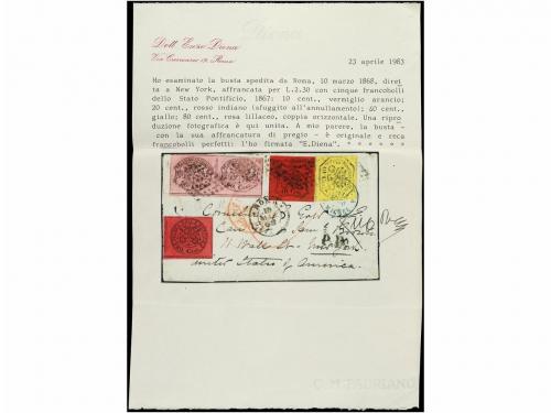 ✉ ITALIA ANTIGUOS ESTADOS: ESTADOS PONTIFICIOS. Sa. 17, 18, 