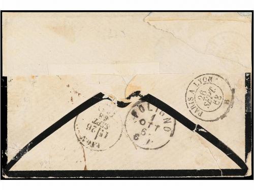 ✉ ITALIA ANTIGUOS ESTADOS: ESTADOS PONTIFICIOS. Sa. 27. 1868