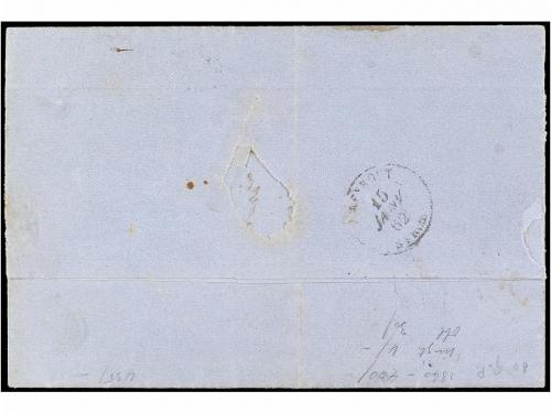 ✉ ITALIA ANTIGUOS ESTADOS: TOSCANA. Sa. 22. 1861. LIVORNO a 