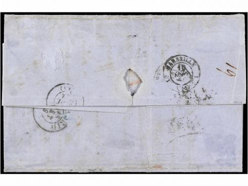 ✉ ITALIA ANTIGUOS ESTADOS: TOSCANA. Sa. 13, 15 (2). 1856. FI