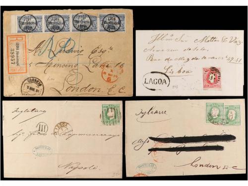 ✉ PORTUGAL. Conjunto de 11 cartas de 1860 al 1900. Diversos 
