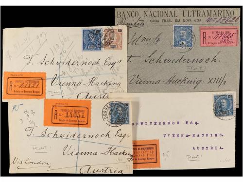 ✉ PORTUGAL. COLONIAS PORTUGUESAS. Conjunto de 17 cartas de A