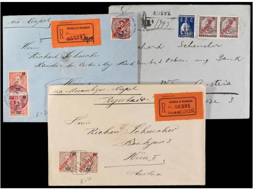 ✉ PORTUGAL. COLONIAS PORTUGUESAS. Conjunto de 17 cartas de A