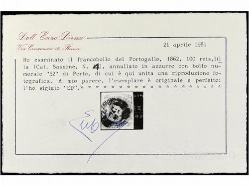 ° PORTUGAL. 1862 a 1880. Conjunto de sellos en usado, varios