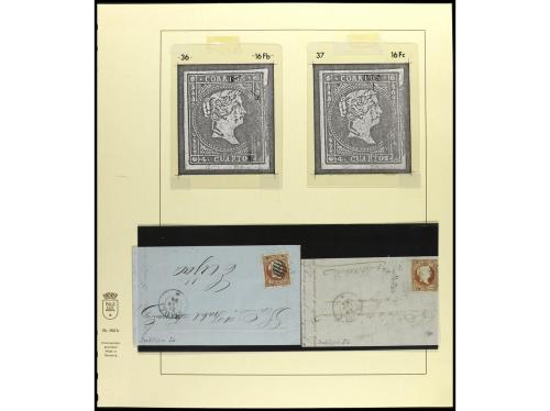 */° ✉ ESPAÑA. Ed. 48F. FALSOS POSTALES. 4 cuartos carmín, FA