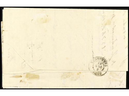 ° ✉ ESPAÑA. FALSOS POSTALES. 4 cuartos naranja, FALSO POSTAL