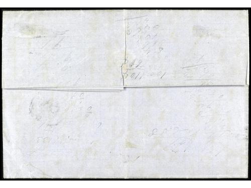 ✉ ESPAÑA. Ed. 84F. 1866. FALSOS POSTALES. BARCELONA a MATANZ