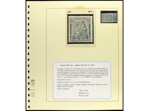 */° ESPAÑA. Ed. 133F. FALSOS POSTALES. Conjunto de FALSOS PO