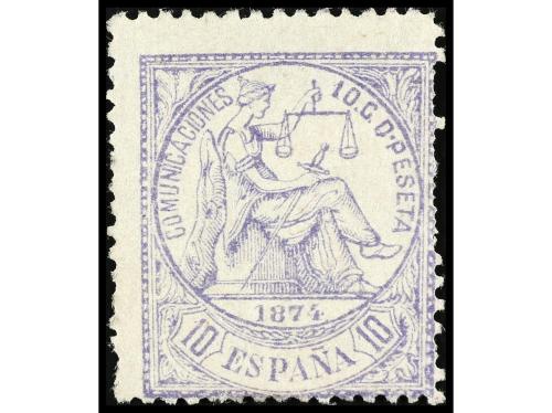 */° ESPAÑA. Ed. 145F. FALSOS POSTALES. 10 céntimos azul, FAL