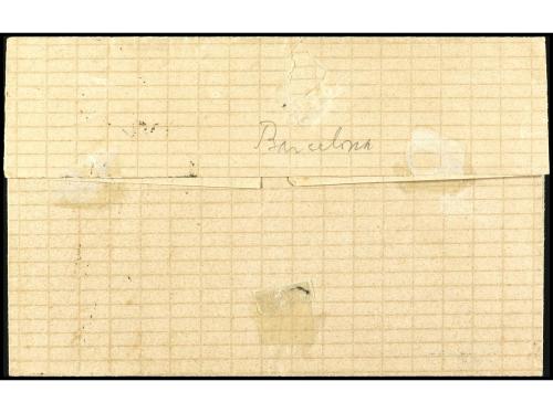 * ✉ ESPAÑA. Ed. 183F, 175. 1877 ca. FALSOS POSTALES. BARCELO