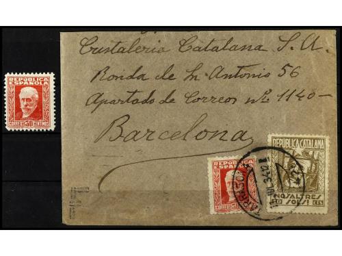 ✉ ESPAÑA. Ed. 669F. 1934. FALSOS POSTALES. TARRAGONA a BARCE