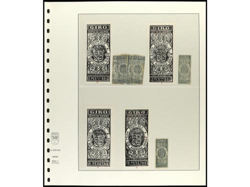ESPAÑA. FALSOS POSTALES. FISCALES DE ESPAÑA. Colección estud
