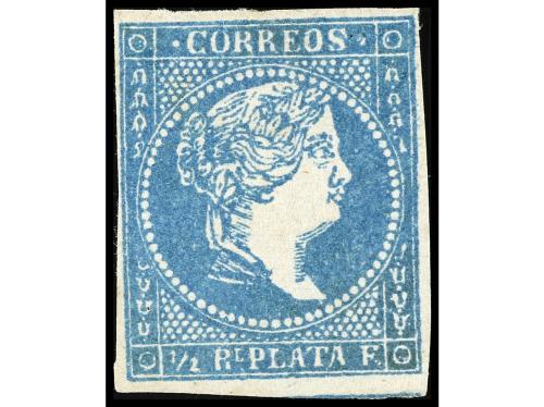 */° CUBA. Ant. 7F. FALSOS POSTALES. 1/2 real, FALSO POSTAL, 