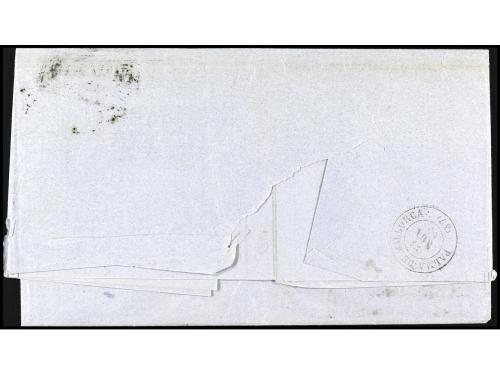 ✉ CUBA. Ant. 17F. 1869. FALSOS POSTALES. HABANA a MALLORCA. 