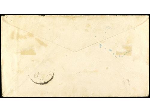 ✉ CUBA. Ed. 71F. 1888 ca. FALSOS POSTALES. HABANA a BARCELON