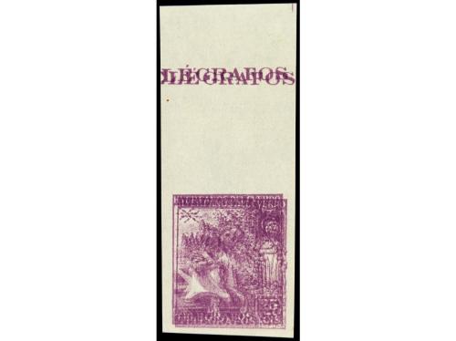 ** ESPAÑA. Ed. 19ed y 19eds. HUÉRFANOS DE TELÉGRAFOS. 25 cts