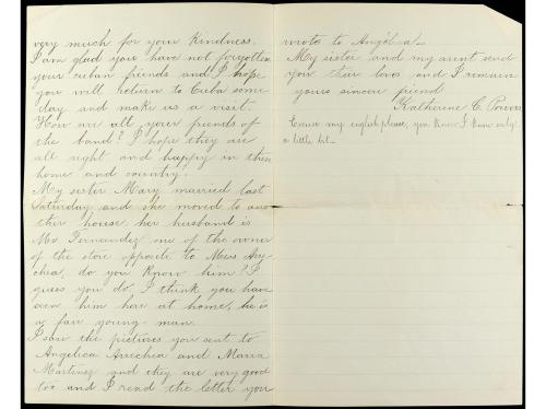 ✉ CUBA: OCUPACION ESTADOS UNIDOS. 1899 (28 mayo). TRINIDAD a