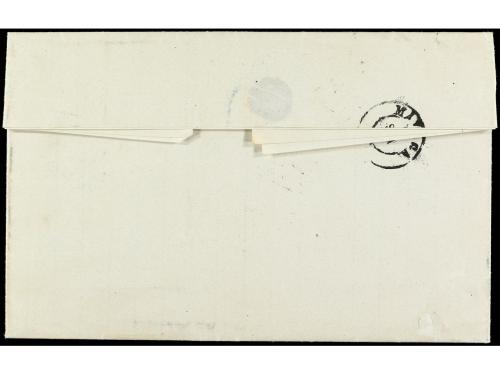 ✉ CUBA. Ant. 16 (2), 17. 1869. HABANA a MÁLAGA. 10 cts. cast