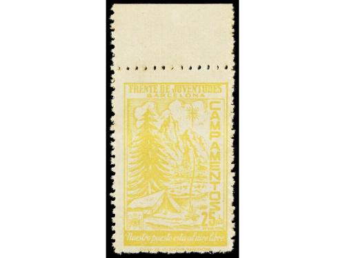 ESPAÑA GUERRA CIVIL. FRENTE DE JUVENTUDES CAMPAMENTOS. Serie