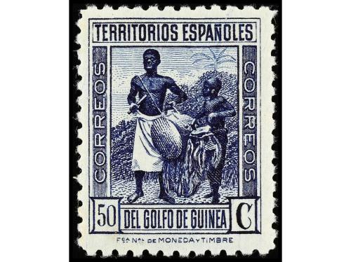 ** COLONIAS ESPAÑOLAS: GUINEA. Ed. 244/58. SERIE COMPLETA. M