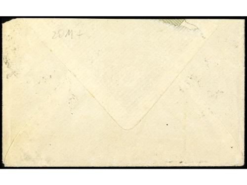 ✉ MARRUECOS. 1921. LARACHE a ALMERÍA. Sello español de 20 ct