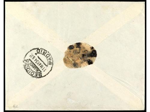 ✉ COLONIAS ESPAÑOLAS: TANGER. Ed. 20, 22. 1932. TÁNGER a MAD