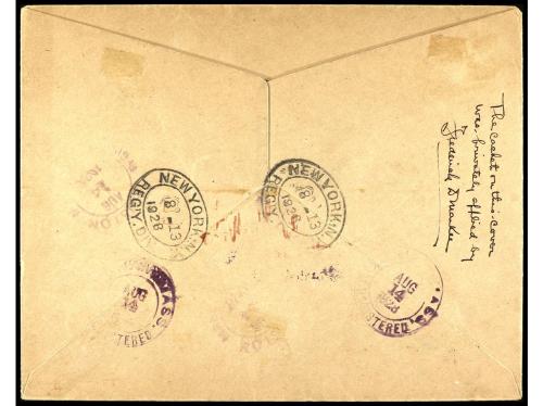 ✉ FRANCIA. 1928 (7 Agosto). PARÍS a U.S.A. Carta circulada e