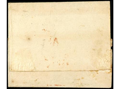 ✉ ESPAÑA: PREFILATELIA. (1830 ca.). Envuelta circulada a MAD