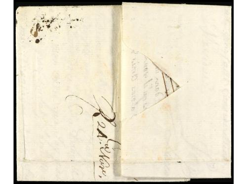 ✉ ESPAÑA: PREFILATELIA. 1759. CÁDIZ a HERRNHUT (Sajonia, Ale