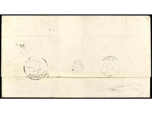 ✉ ESPAÑA. Ed. 125. 1873 (13 marzo). BILBAO a BURDEOS. 40 cts