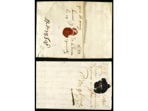 ✉ ESPAÑA: PREFILATELIA. 1676-1679. OCUPACIÓN ESPAÑOLA DE FLA