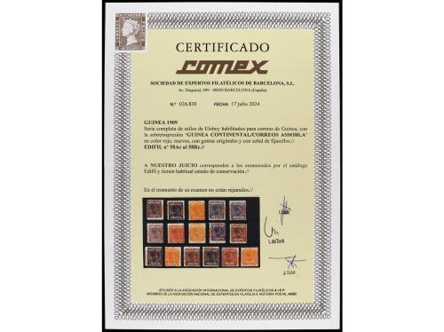 * COLONIAS ESPAÑOLAS: GUINEA. Ed. 58Ac/58Rc. SERIE COMPLETA,