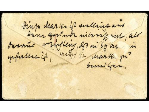 ✉ ESPAÑA. Ed. 202. 1880. BARCELONA a VIENA. Pequeño sobre pa