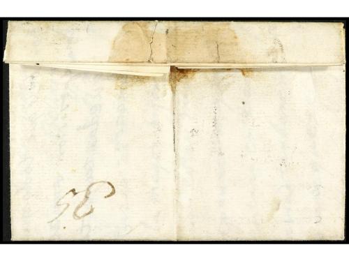 ✉ ESPAÑA: PREFILATELIA. 1815 (9 julio). OCUPACIÓN ESPAÑOLA D