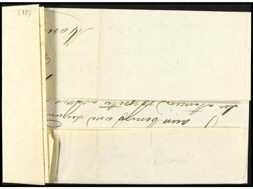 ✉ ESPAÑA: PREFILATELIA. 1848. FORNOLS (Cercanías de Gasol) a