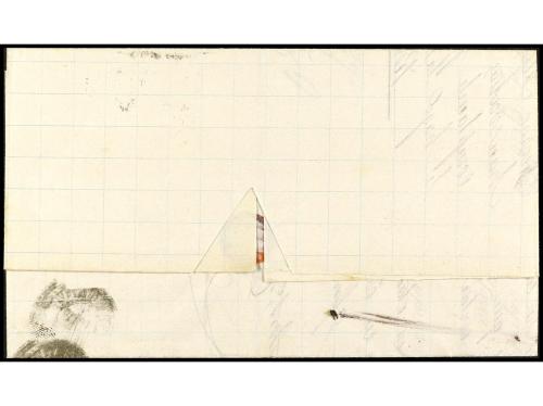 ✉ ESPAÑA. Ed. 122. 1872. GRANADA a ALBACETE. 12 cts. gris, m