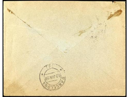 ✉ ESPAÑA. Ed. 219. 1898. GUERRA CON U.S.A. JEREZ a BARCELONA